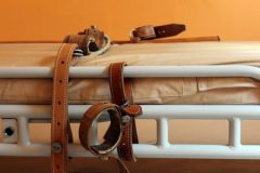 A bed for restraining.